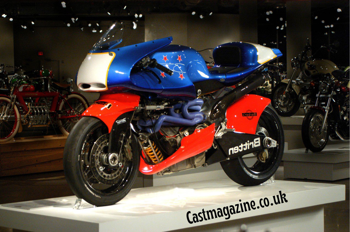 Britten V1000 motorcycle design